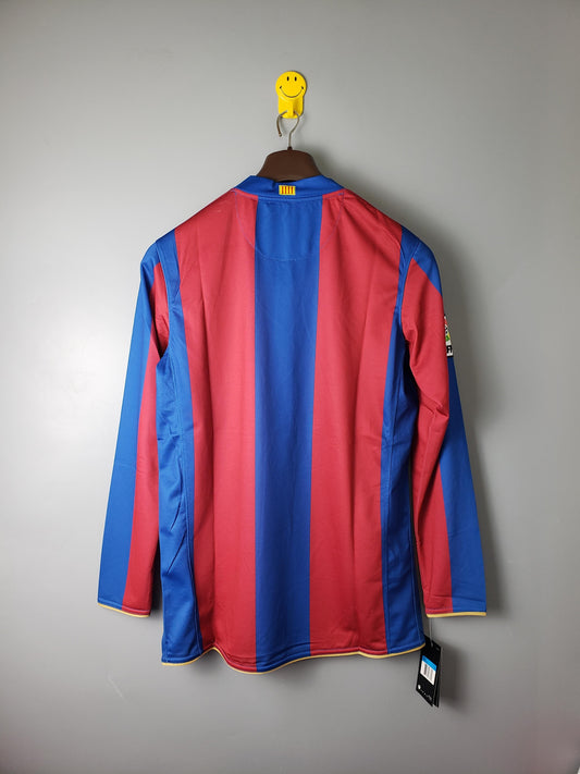 Barcelona 2007/08 Home Retro Jersey - Long Sleeve