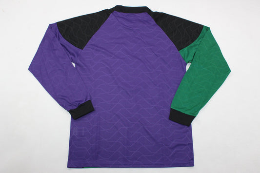 Newcastle 1995/96 Home Retro Jersey GK Goalkeeper Purple - Long Sleeve