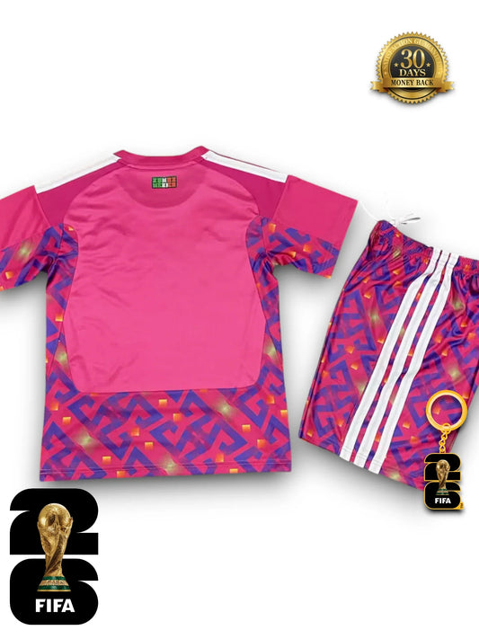 Kids Kit Mexico World Cup 2026 Goalkeeper Jersey