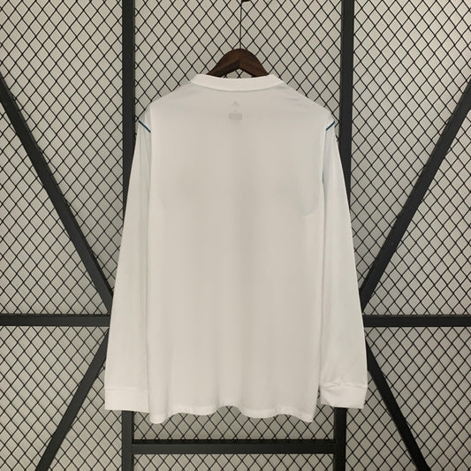 Real Madrid 2017/18 Home Retro Jersey - Long Sleeve