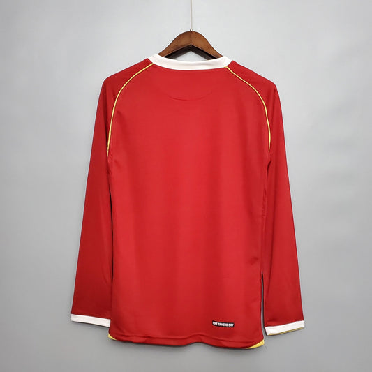Manchester United 2006/07 Home Retro Jersey - Long Sleeve