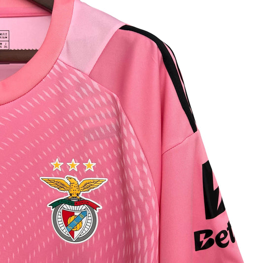Benfica 2025/26 Goalkeeper Pink Kids Kit