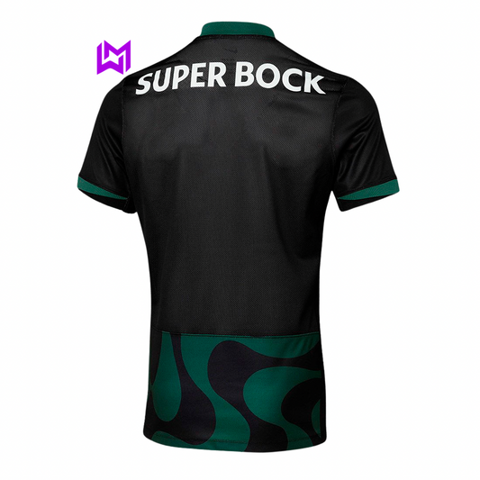Sporting 2025/26 Away Jersey - Black