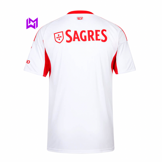 Benfica 2025/26 Away Jersey - White