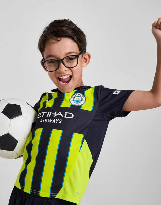 Manchester City 2024/25 Away Kids Kit Jersey
