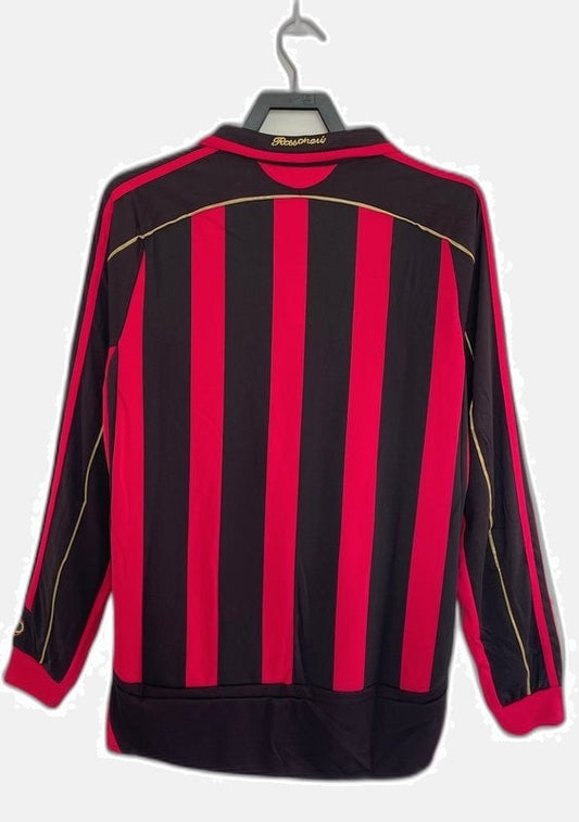 AC Milan 2006/07 Home Jersey - Long Sleeve Retro Version