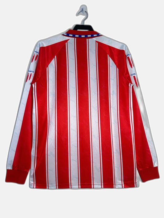 Atlético Madrid 1994/95 Home Jersey - Long Sleeve Retro Version