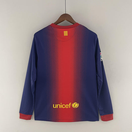 Barcelona 2012/13 Home Retro Jersey - Long Sleeve