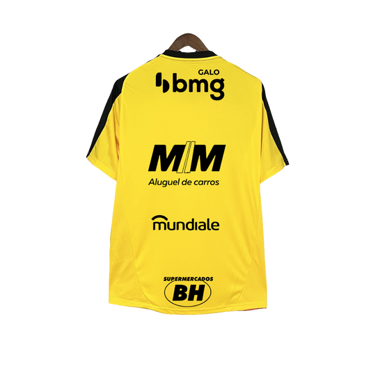 Atlético Mineiro 2025/26 Yellow Training Jersey - Fan Version - All Sponsors