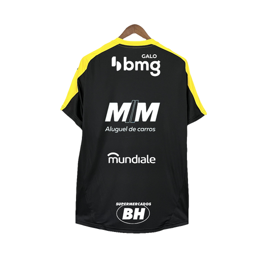 Atlético Mineiro 2025/26 Training Jersey - All Sponsors - Black - Fan Version