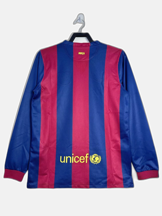 Barcelona 2014/15 Home Jersey - Long Sleeve - Retro Version