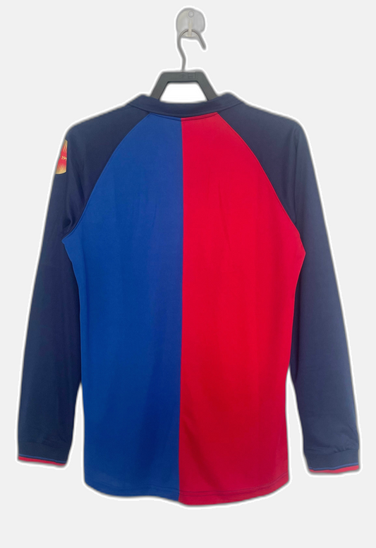 Barcelona 1998/99 Home Jersey - Long Sleeve Retro Version