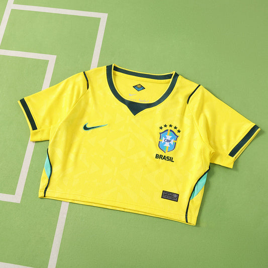 Brazil World Cup 2026 Cropped - Women's