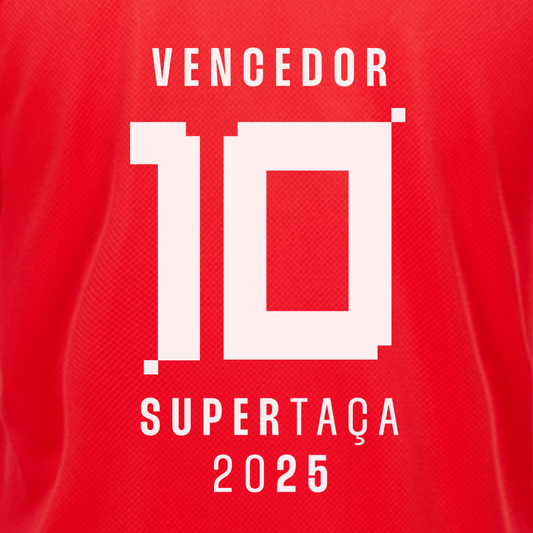 Benfica 2025 Home Jersey - Super Cup Winners