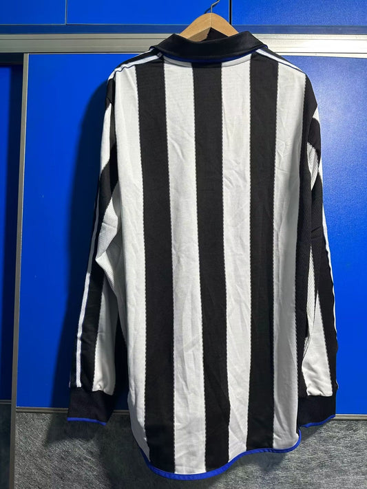 Newcastle 2000/01 Home Retro Jersey - Long Sleeve