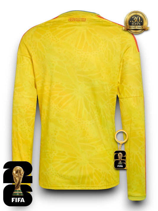 Colombia World Cup 2026 Jersey - Player Version - Long Sleeve