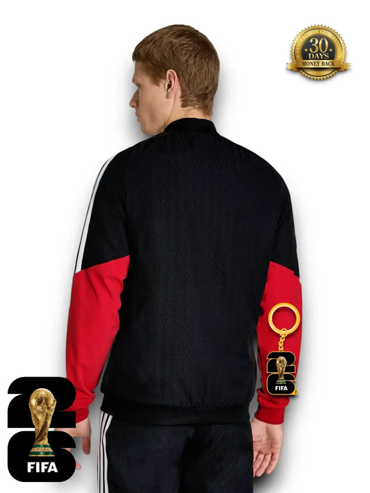 Germany World Cup 2026 Half-Zip Training Suit Set Black Jersey