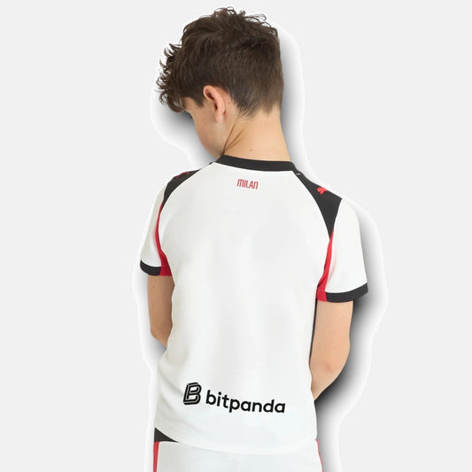 AC Milan 2025/26 Away Kids Kit Jersey
