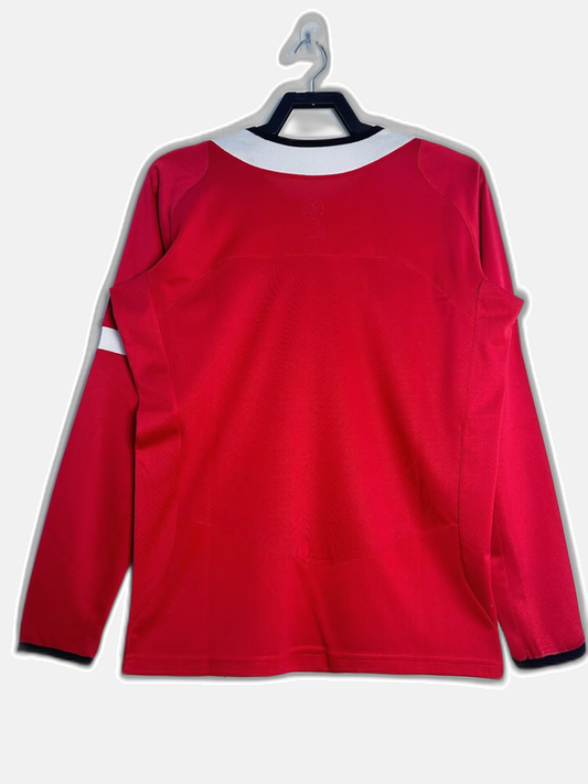 Manchester United 2005/06 Home Jersey - Long Sleeve Retro Version