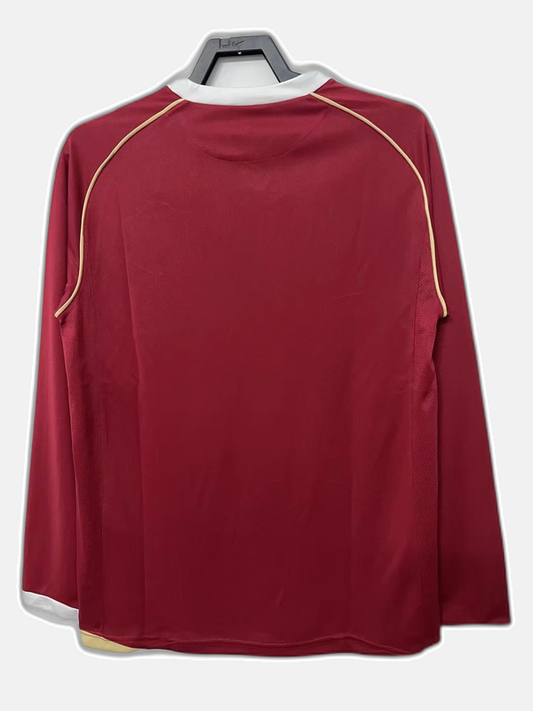 Manchester United 2006/07 Home Jersey - Long Sleeve Retro Version