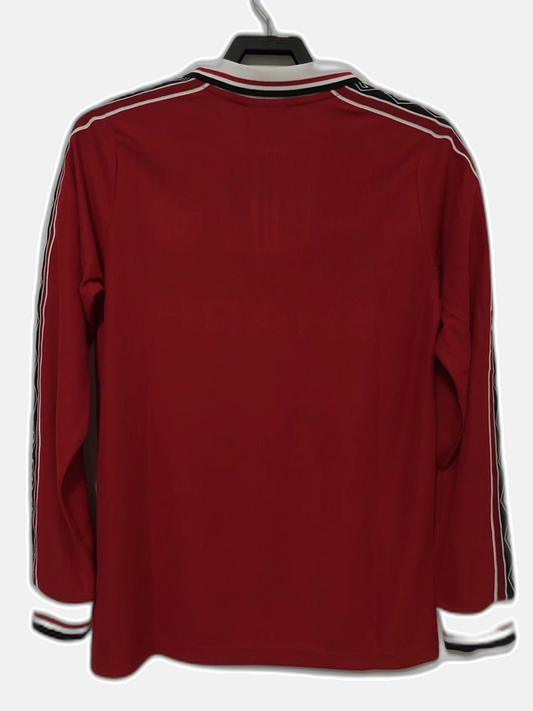 Manchester United 1998 Home Jersey - Long Sleeve Retro Version