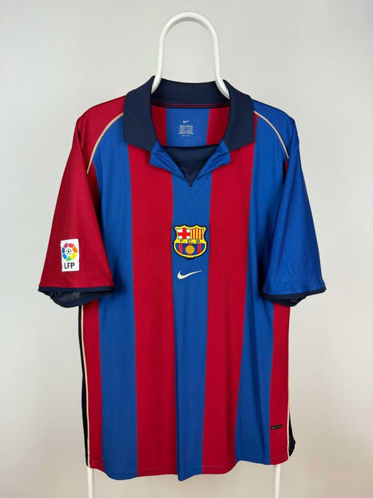 Xavi Hernandez- FC Barcelona 2001/02 Home Jersey