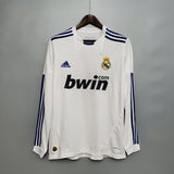 Real Madrid 2010/11 Home Retro Jersey - Long Sleeve