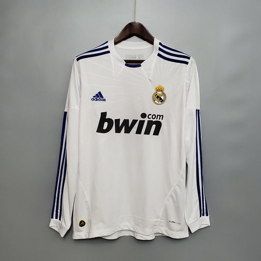 Real Madrid 2010/11 Home Retro Jersey - Long Sleeve