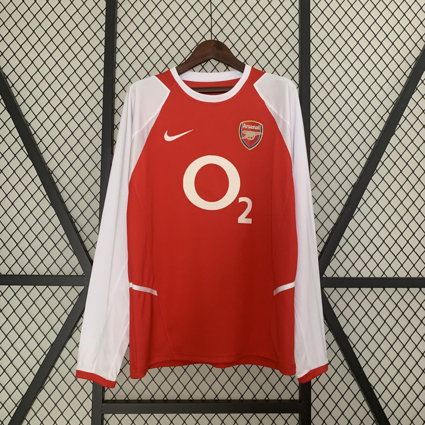 Arsenal 2002/04 Home Retro Jersey - Long Sleeve