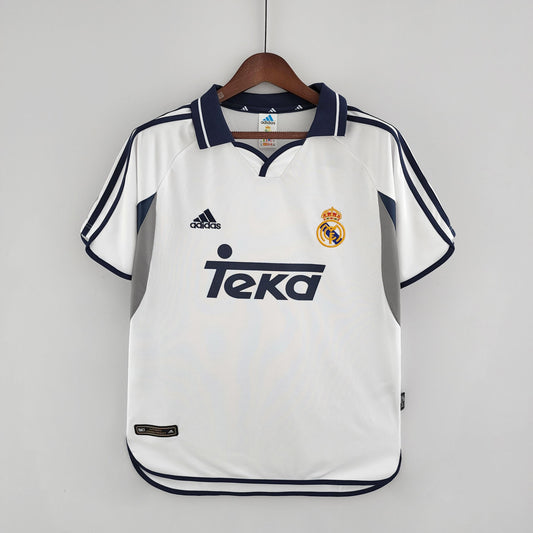 Real Madrid 2000/01 Home Retro Jersey