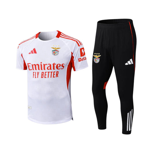 Benfica 2025/26 Conjunto calça e White Jersey