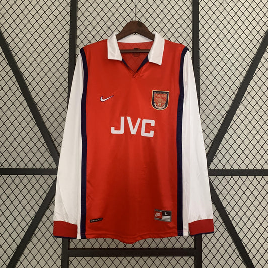 Arsenal 1998/99 Home Retro Jersey - Long Sleeve