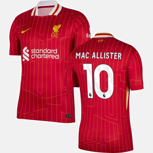 Liverpool 2024/25 Home Jersey - Mac Allister #10