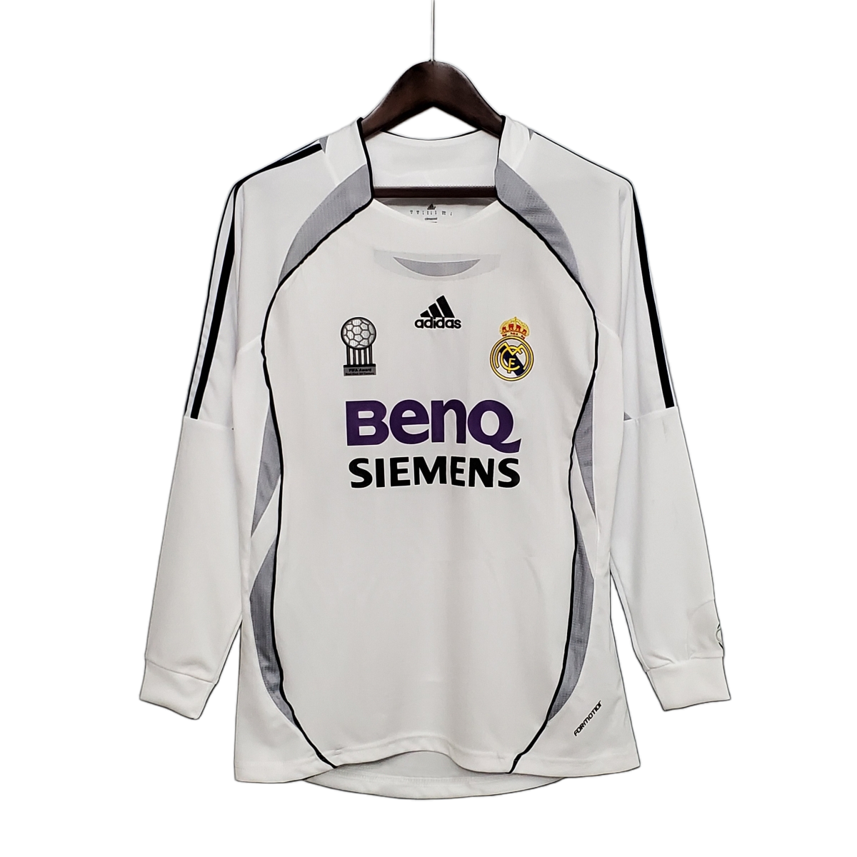 Real Madrid 2006/07 Home Jersey – Long Sleeve – Retro Version
