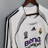 Real Madrid 2006/07 Home Jersey – Long Sleeve – Retro Version