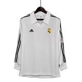 Real Madrid 2001/02 Home Jersey – Long Sleeve – Retro Version