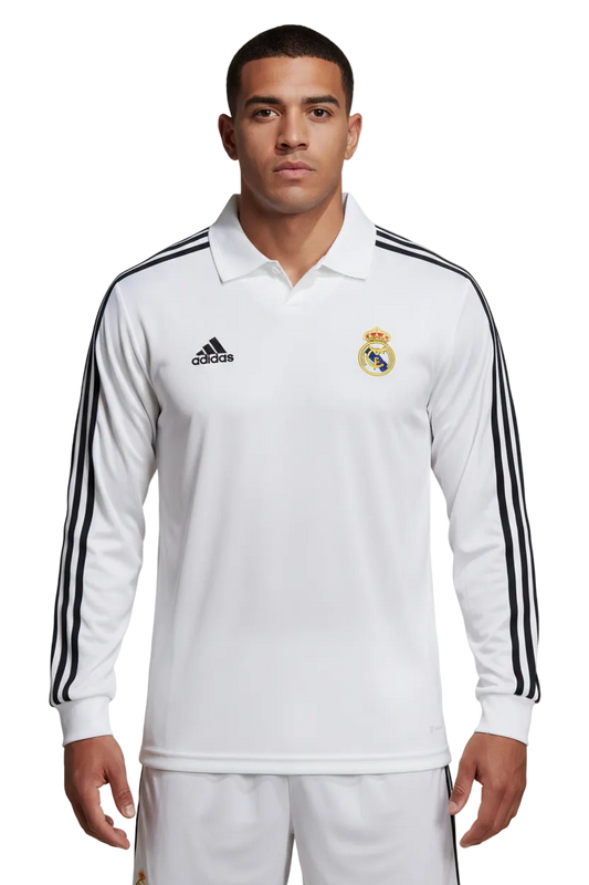 Real Madrid 2001/02 Home Jersey – Long Sleeve – Retro Version