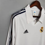 Real Madrid 2001/02 Home Jersey – Long Sleeve – Retro Version