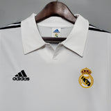 Real Madrid 2001/02 Home Jersey – Long Sleeve – Retro Version