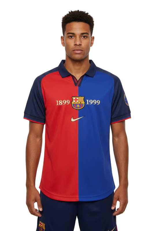 FC Barcelona 1999/00 Home Jersey – Retro Version – Special Edition