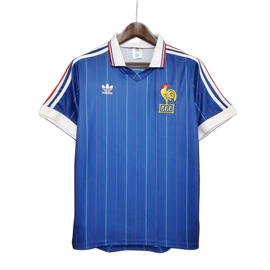 France 1982 Home Jersey – Retro Version