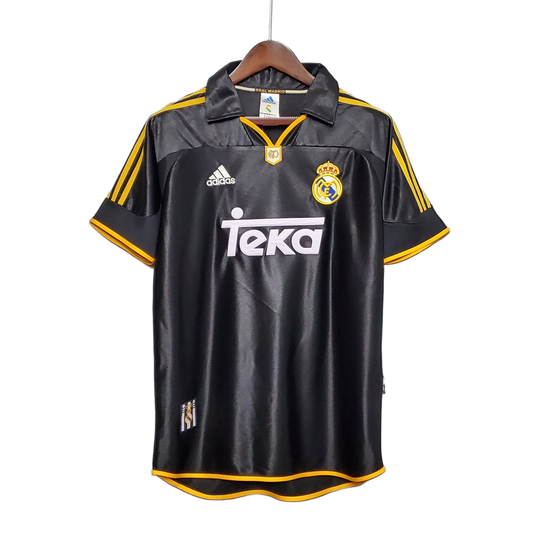 Real Madrid 1999/00 Third Jersey – Retro Version – Black