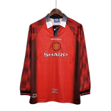 Manchester United 1996/97 Home Jersey – Long Sleeve – Retro Version