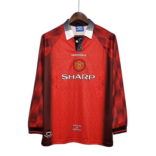 Manchester United 1996/97 Home Jersey – Long Sleeve – Retro Version