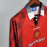 Manchester United 1996/97 Home Jersey – Long Sleeve – Retro Version