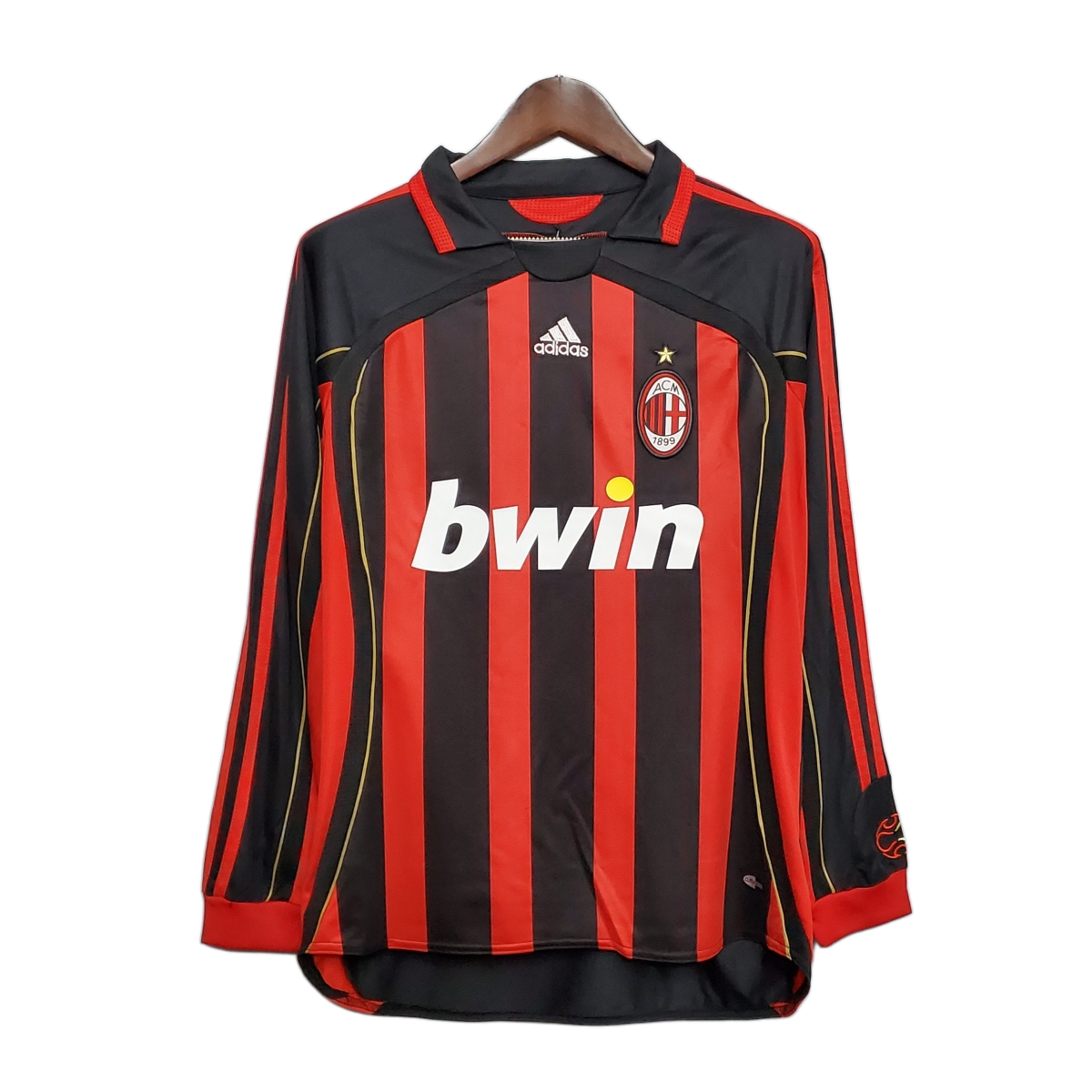 AC Milan 2006/07 Home Jersey – Long Sleeve – Retro Version