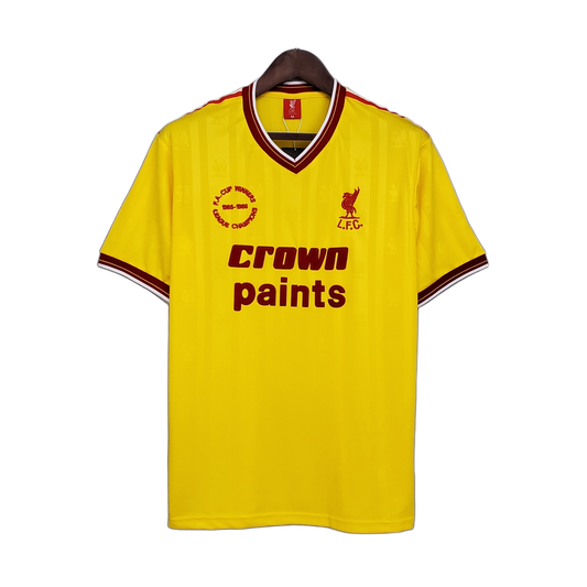 Liverpool 1985/86 Away Jersey – Retro Version – Yellow