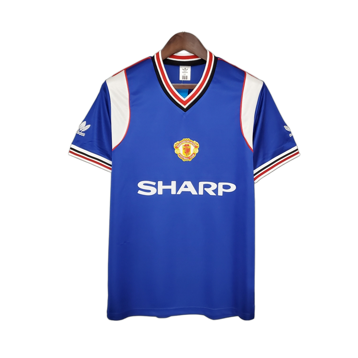Manchester United 1985/86 Away Jersey – Retro Version – Blue