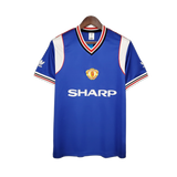 Manchester United 1985/86 Away Jersey – Retro Version – Blue