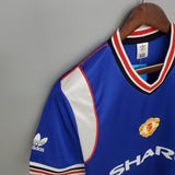Manchester United 1985/86 Away Jersey – Retro Version – Blue